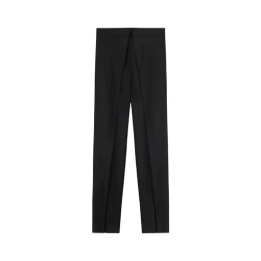 Pleated Trousers In Wool Twill