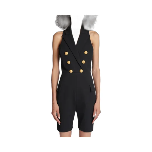 Balmaain Buttoned Jumpsuit