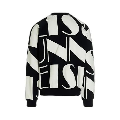 Sunnei All-Over Logo Printed Crewneck Sweatshirt