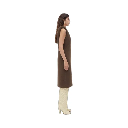 Logo V-Neck Dress