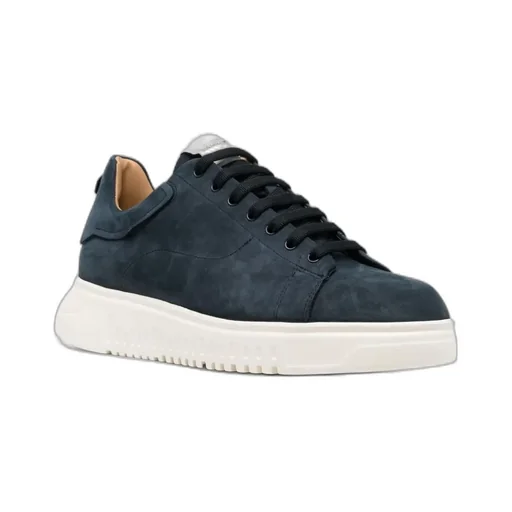 Emporio Armani Logo Plaque Low-Top Sneakers