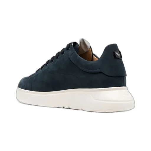 Emporio Armani Logo Plaque Low-Top Sneakers