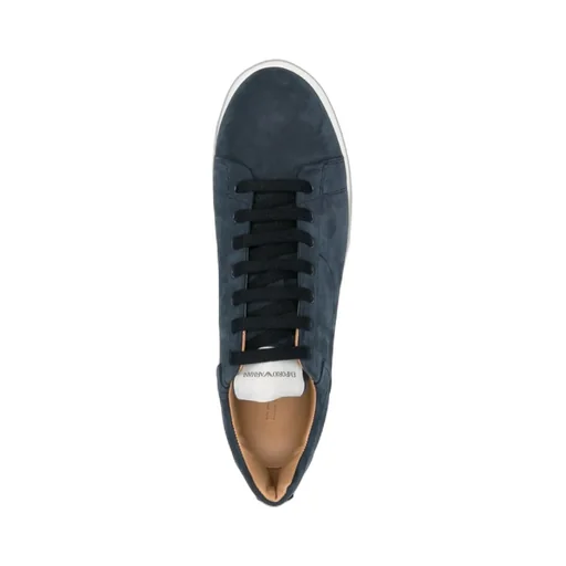 Emporio Armani Logo Plaque Low-Top Sneakers