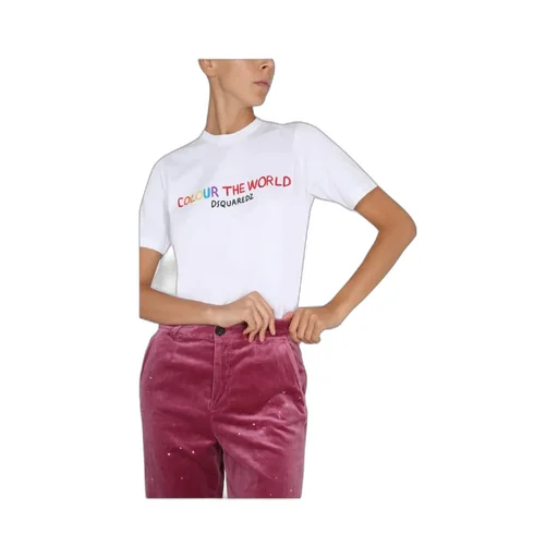 Dsquared2 Logo Printed Crewneck T-Shirt