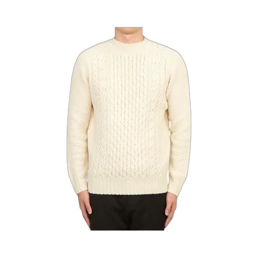 Cable-Knit Fitted Jumper