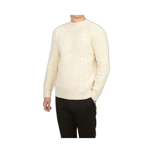 Cable-Knit Fitted Jumper