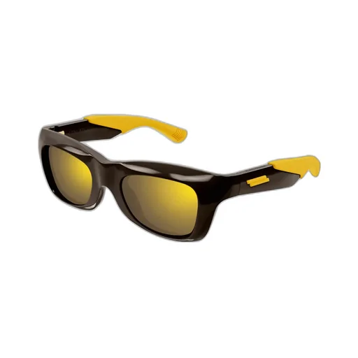Two-Tone Rectangle-Frame Sunglasses
