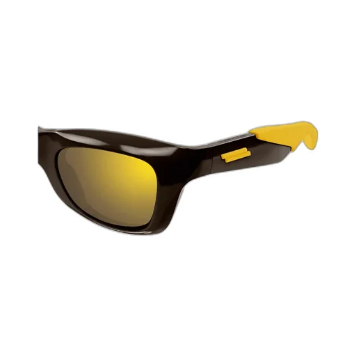 Two-Tone Rectangle-Frame Sunglasses