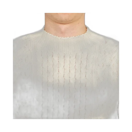 Cable-Knit Fitted Jumper