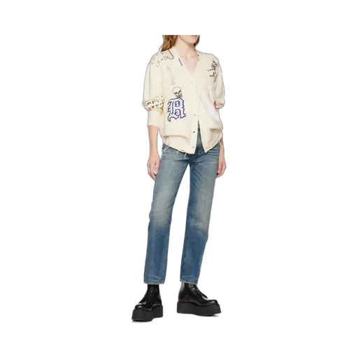 Washed Cropped Jeans