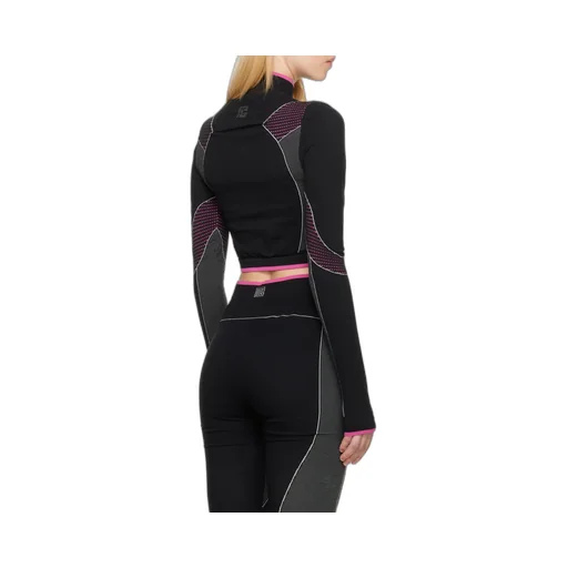 Balmain High Neck Seamless Cropped Top