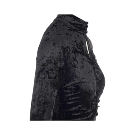 Isabel Marant Cut-Out Velvet Top
