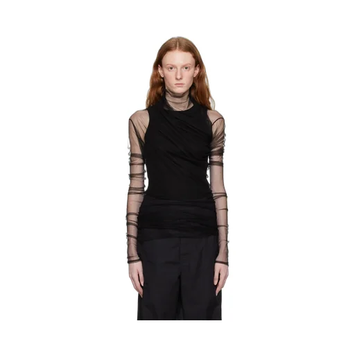 Tulle Long-Sleeved T-Shirt