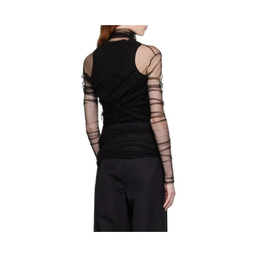 Tulle Long-Sleeved T-Shirt