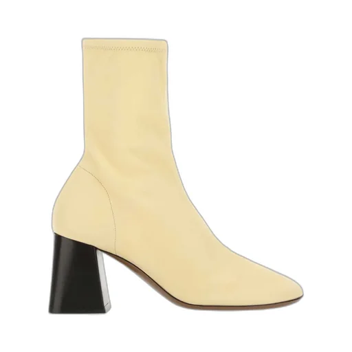 Neous High Block Heel Sock Style Boots