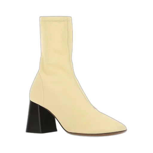 Neous High Block Heel Sock Style Boots