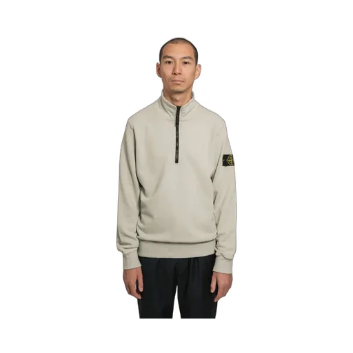 Logo Decal Semi-Zipper Sweater