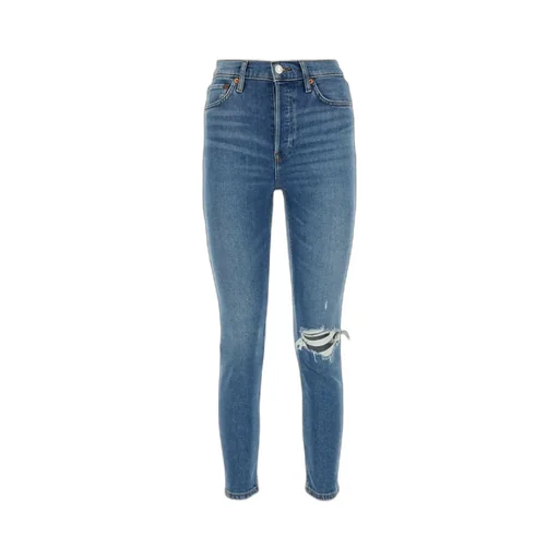 Re/Done Distressed Skinny Jeans