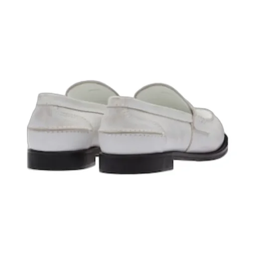 Miu Miu Logo Detailed Slip-On Penny Loafers