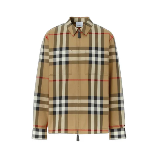 Exaggerated-Check Jacket
