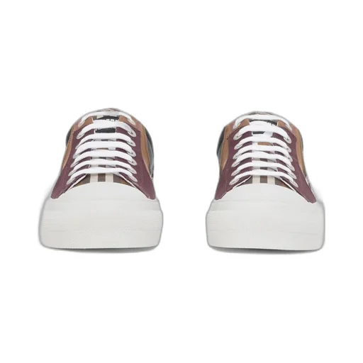 Vintage Check Patchwork Sneakers