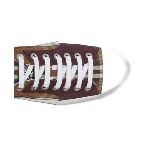 Vintage Check Patchwork Sneakers