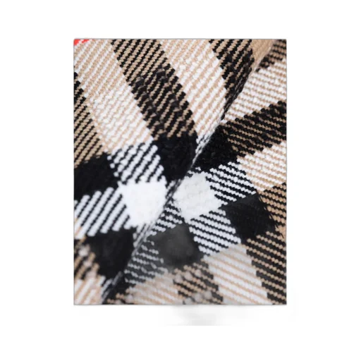 Burberry Checked Fringed Scarf