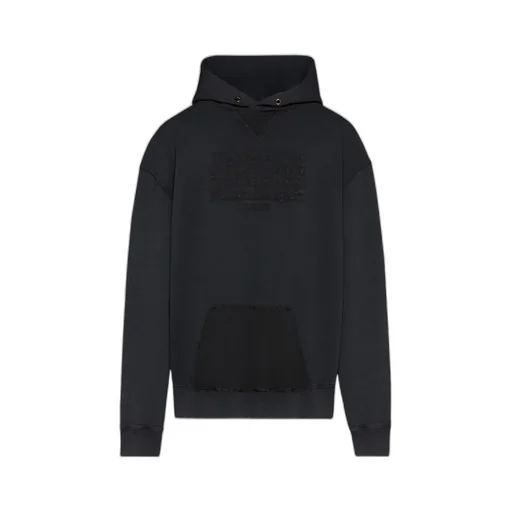 Maison Margiela Logo Embroidered Reverse Hoodie