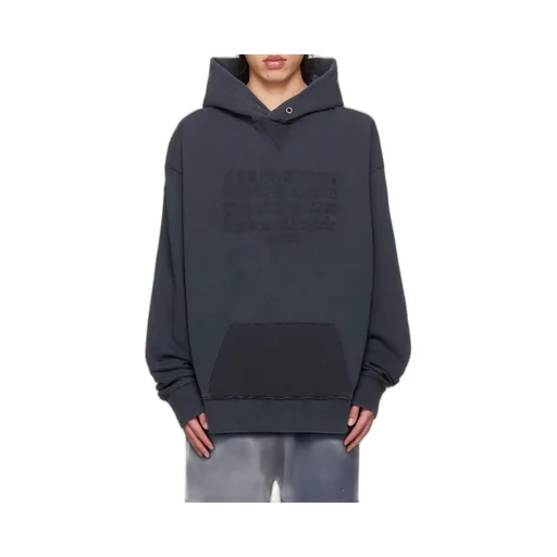 Maison Margiela Logo Embroidered Reverse Hoodie