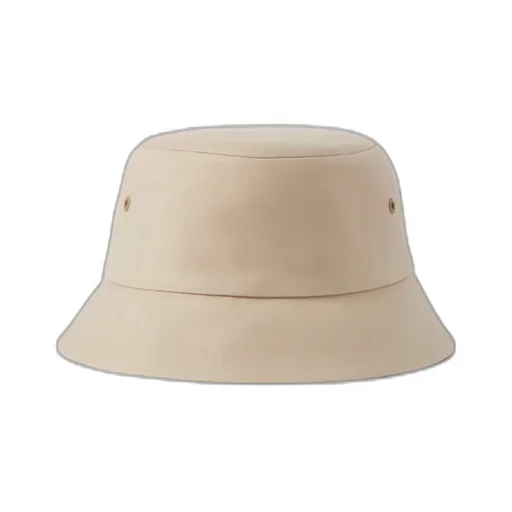 Burberry Logo Printed Wide Brim Bucket Hat