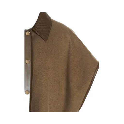 Burberry Reversible Button-Up Cape Coat