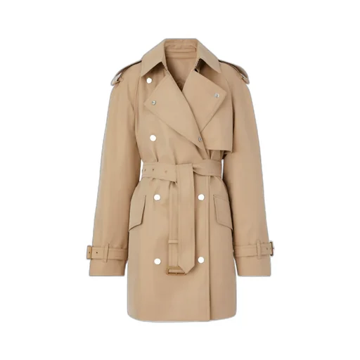 Burberry Belted Gabardine Trench Coat