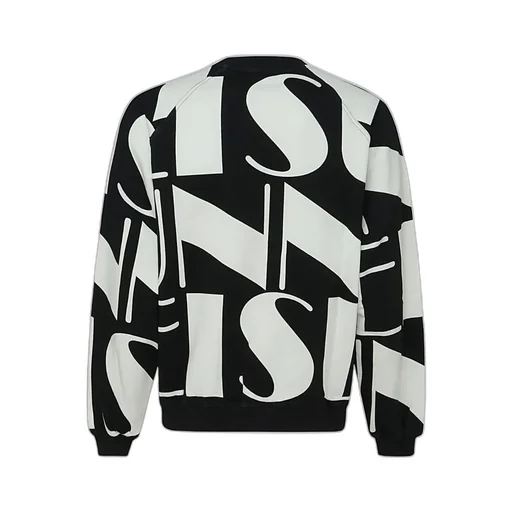 Printed Round-Neck Sweater