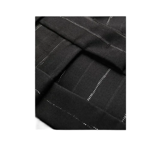 Layered-Waistband Wide-Leg Trousers