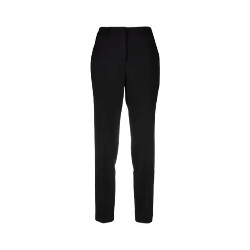 Mid-Rise Slim-Fit Trousers