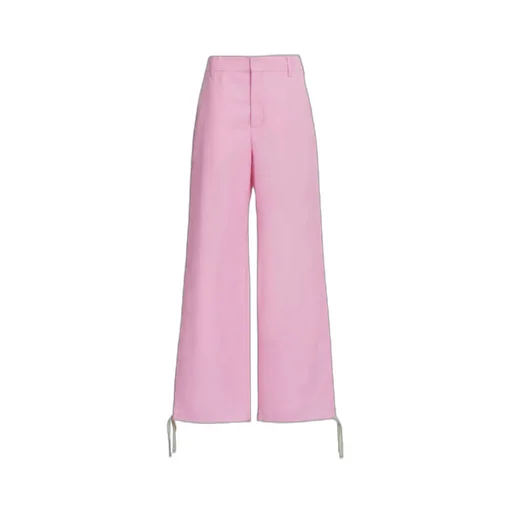 Marni Logo-Embroidered High-Waist Trousers