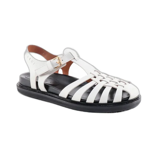 Marni Fisherman Ankle-Buckle Sandals