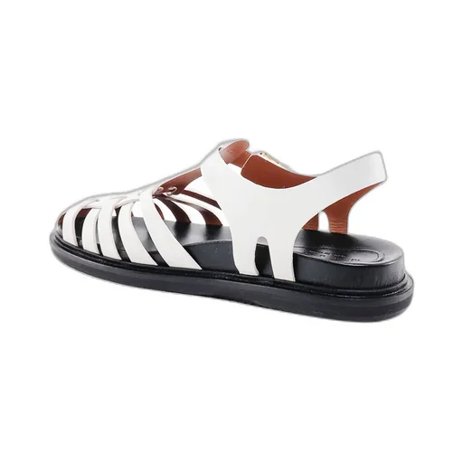Marni Fisherman Ankle-Buckle Sandals
