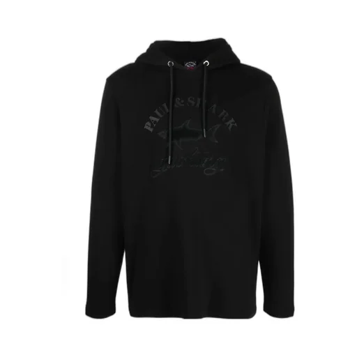 Paul & Shark Logo Printed Drawstring Hoodie
