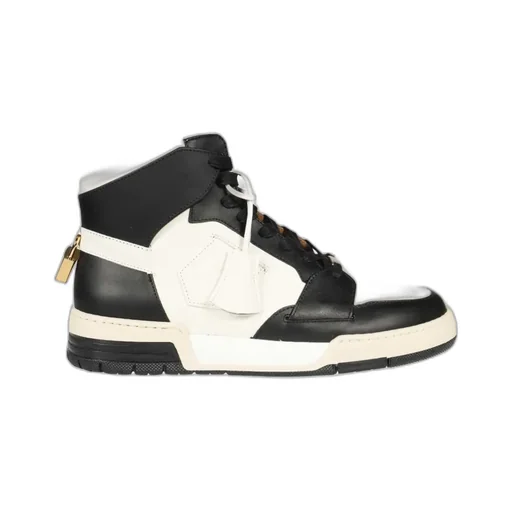 Panelled High-Top Sneakers