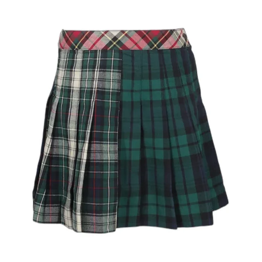 Ralph Lauren Kids Tartan Checked Pleated Skirt