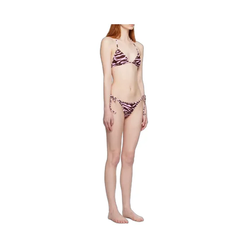 The Attico Zebra-Printed Two-Piece Bikini Set
