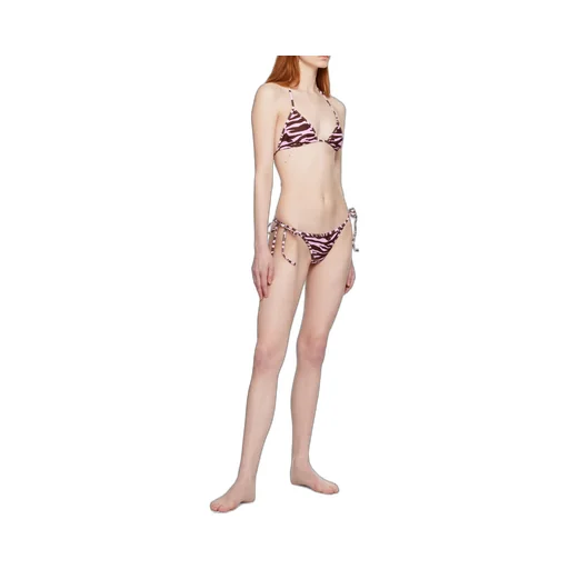 The Attico Zebra-Printed Two-Piece Bikini Set