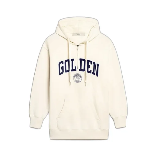 Golden Goose Deluxe Brand Drawstring Long Hoodie