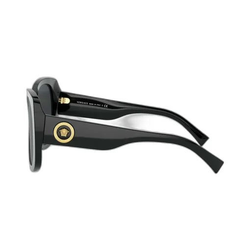 Versace Eyewear Medusa Square Frame Sunglasses