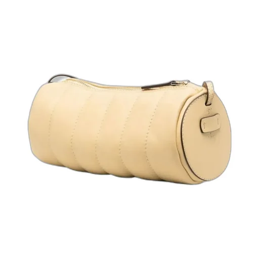 Manu Atelier Logo-Plaque Padded Shoulder Bag