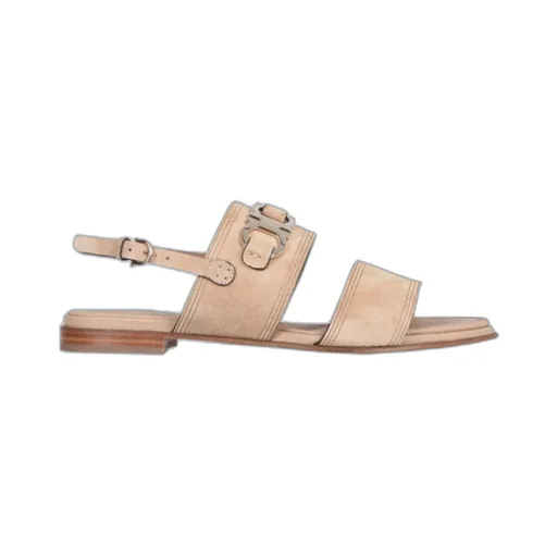 Open-Toed Flat Sandals