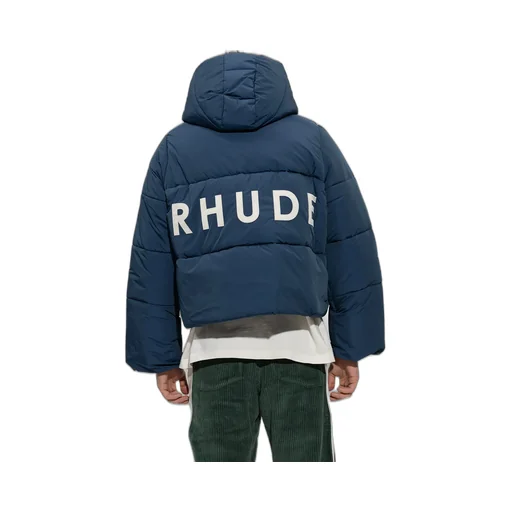 Logo-Print Puffer Jacket