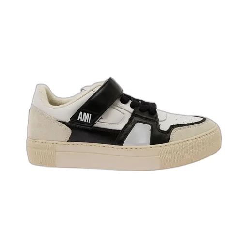 Ami Ami De Coeur Panelled Low-Top Sneakers