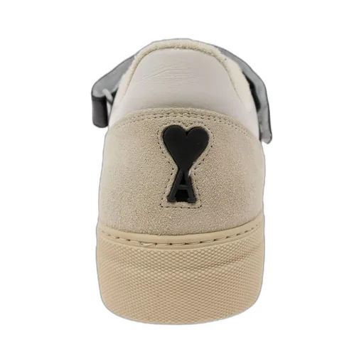 Ami Ami De Coeur Panelled Low-Top Sneakers